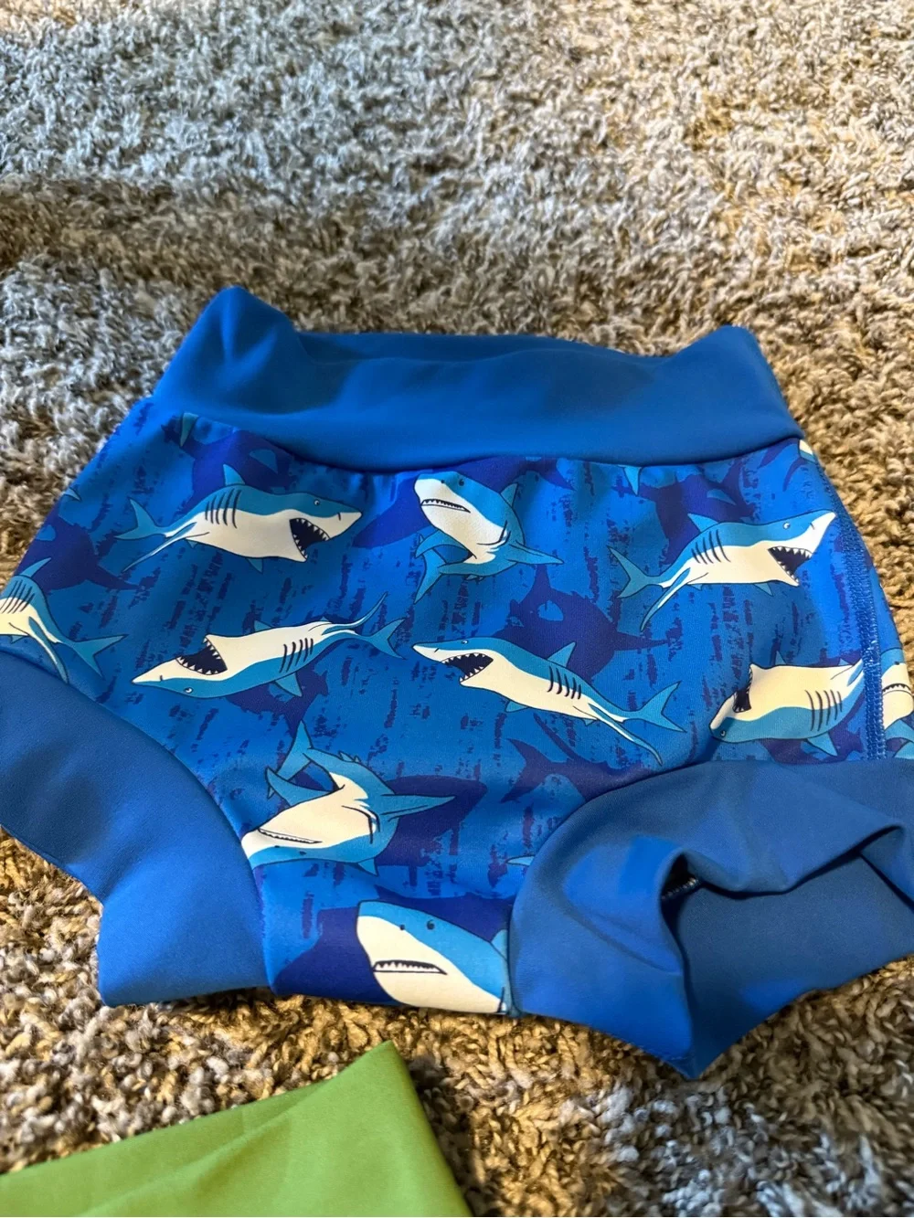MooMoo Designs Blue & Green & Yellow Kids Swim Diaper Covers 3-Pack